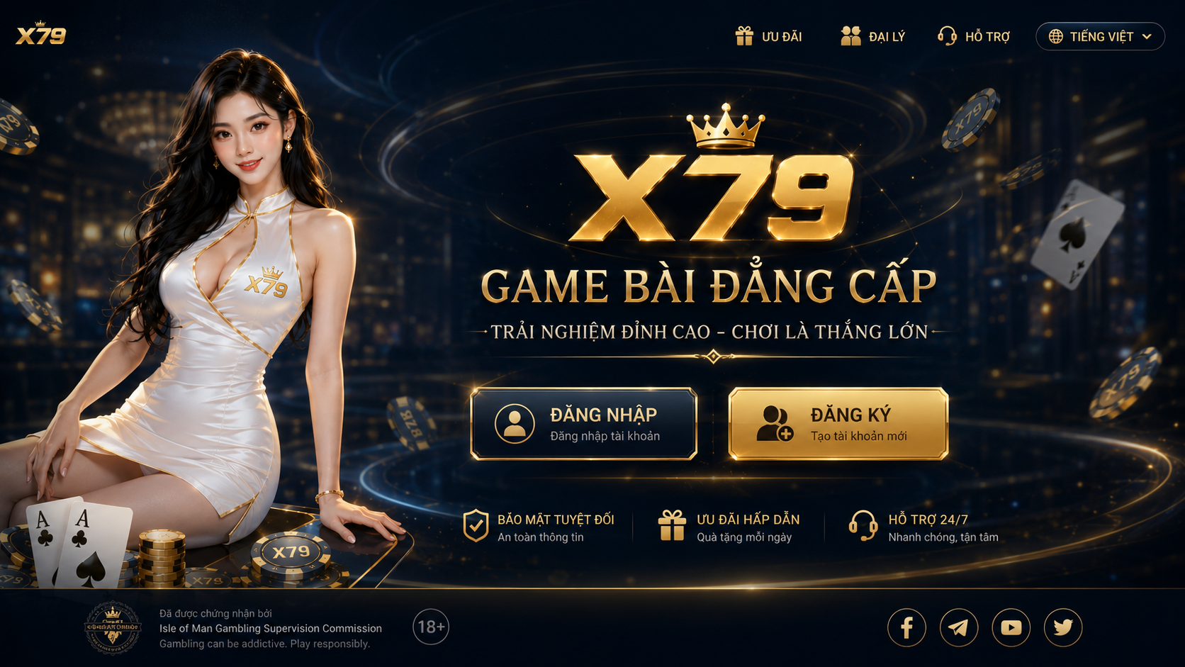 X79 đăng nhập hoặc đăng ký