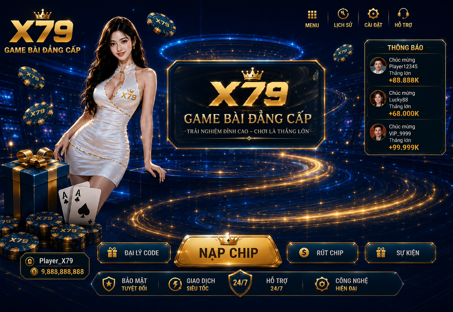 X79 sảnh game