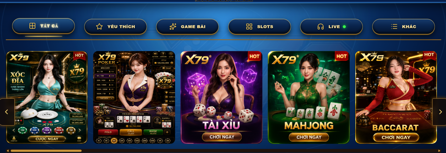 Sảnh game X79